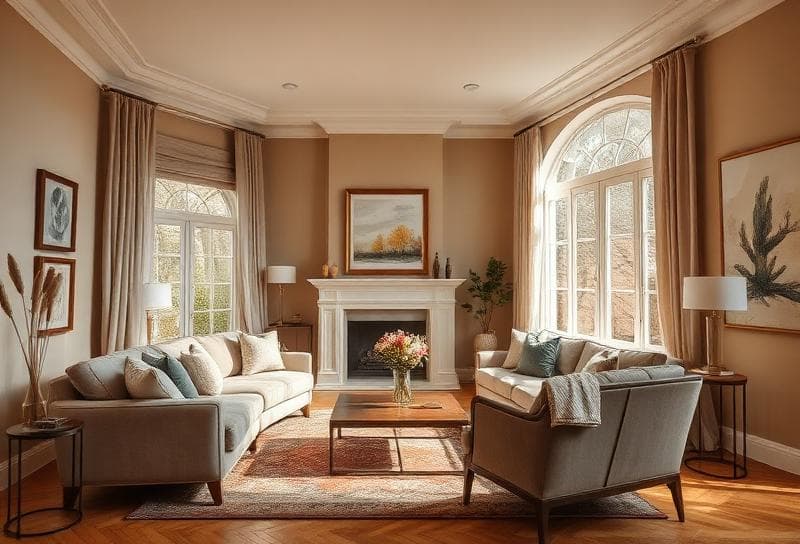 Beautifully staged home interior ready for sale